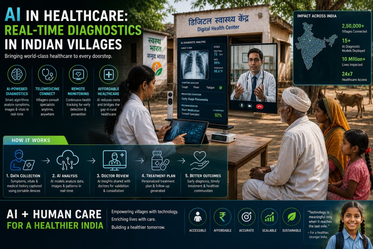 AI in Healthcare: Real-time Diagnostics in Indian Villages