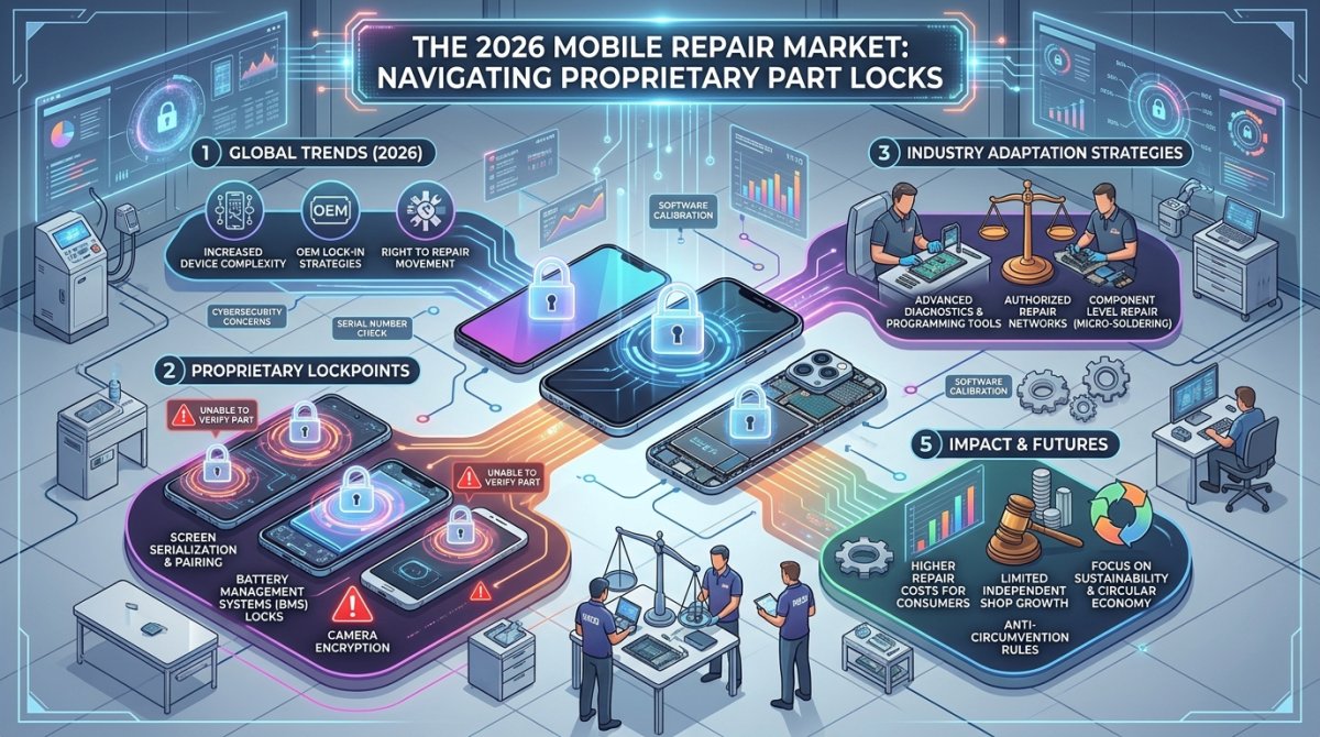 The 2026 Mobile Repair Market: Navigating Proprietary Part Locks