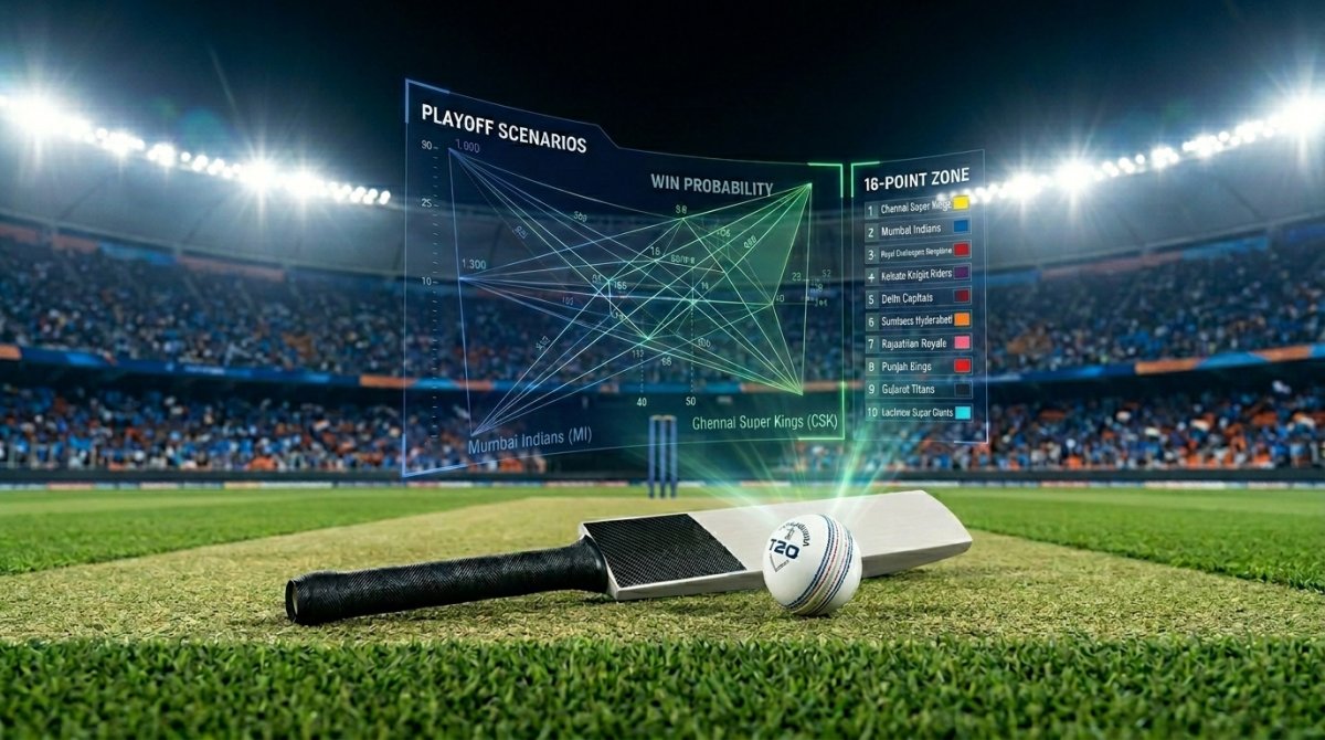 The Mid-Table Meltdown: Analyzing the IPL 2026 Playoff Scenarios
