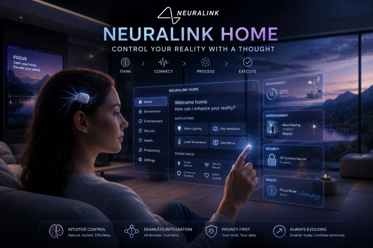 Neuralink Home: Control Your Reality with a Thought