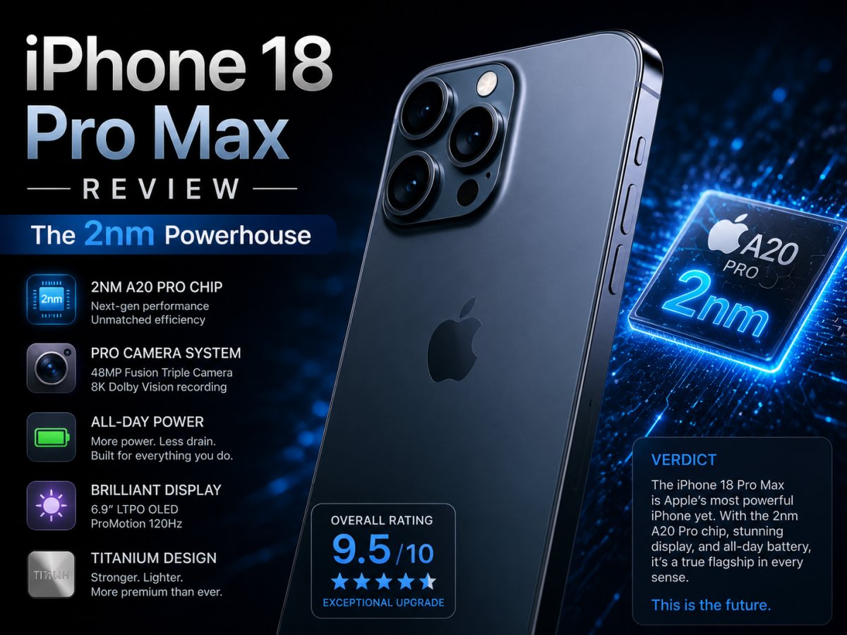 iPhone 18 Pro Max Review: The 2nm Powerhouse
