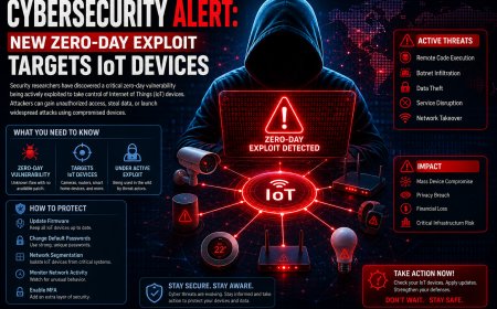 Cybersecurity Alert: New Zero-Day Exploit Targets IoT Devices