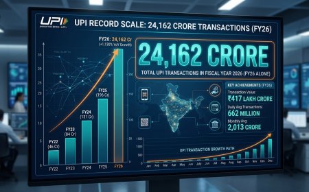 UPI Record Scale: 24,162 Crore Transactions in FY26 Alone