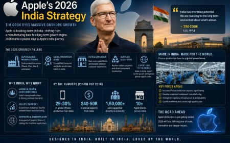 Apple's 2026 India Strategy: Tim Cook Eyes Massive Onshore Growth