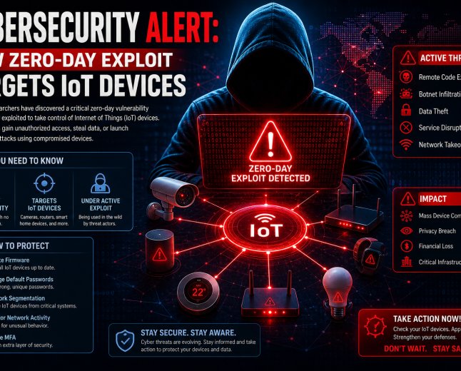 Cybersecurity Alert: New Zero-Day Exploit Targets IoT Devices