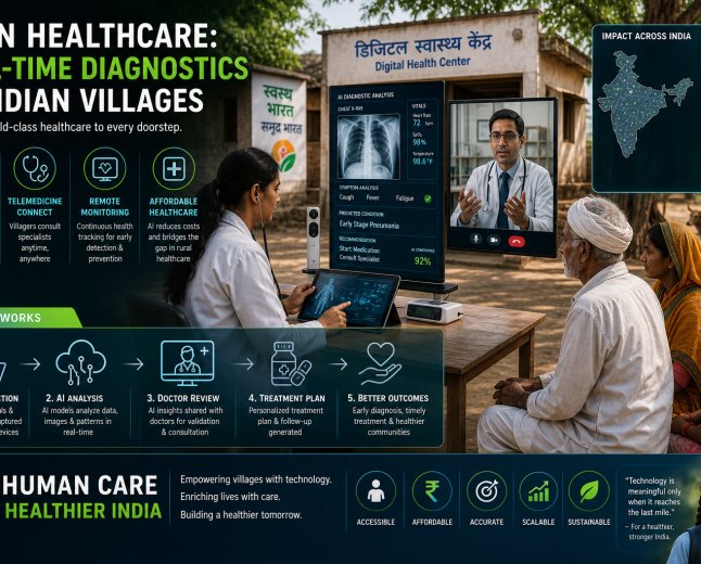 AI in Healthcare: Real-time Diagnostics in Indian Villages
