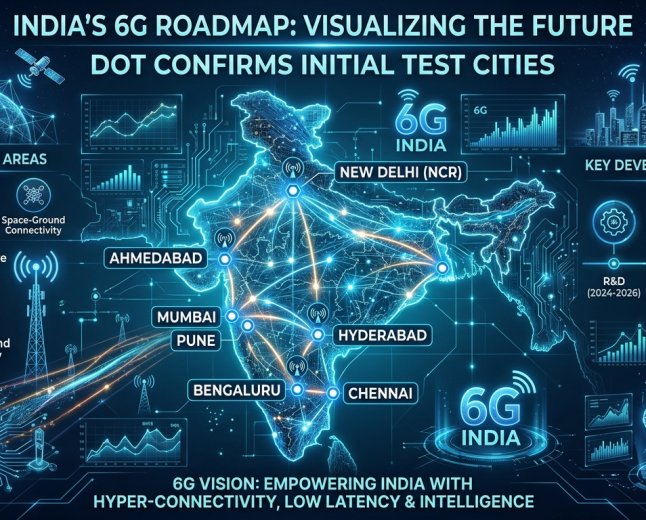 India's 6G Roadmap: DOT Confirms Initial Test Cities